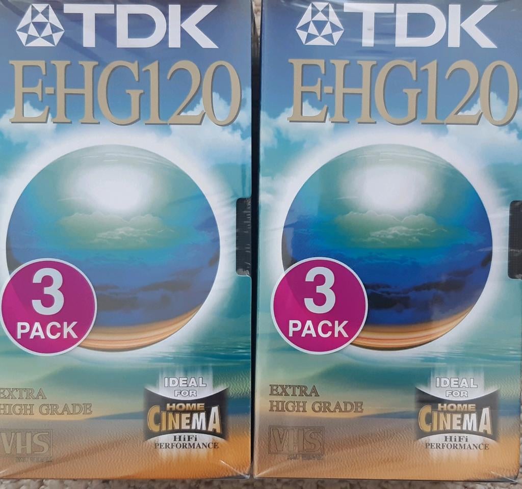 Lege nieuwe ongebruikte videobanden VHS, Ophalen of Verzenden, Nieuw, Videoband