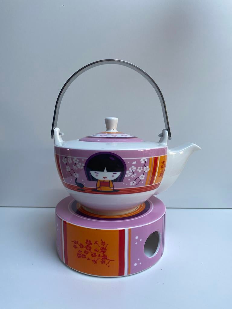 Japanse pop art. My Lian theepot set, Dieter Braun, Antiek en Kunst, Ophalen of Verzenden