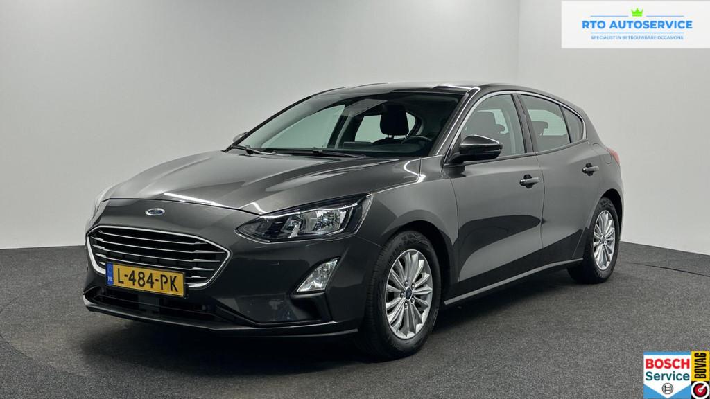 Ford Focus 1.0 EcoBoost Titanium Business TREKHAAK ECC NAVI, Gebruikt, Met garantie (alle), Bedrijf, Handgeschakeld