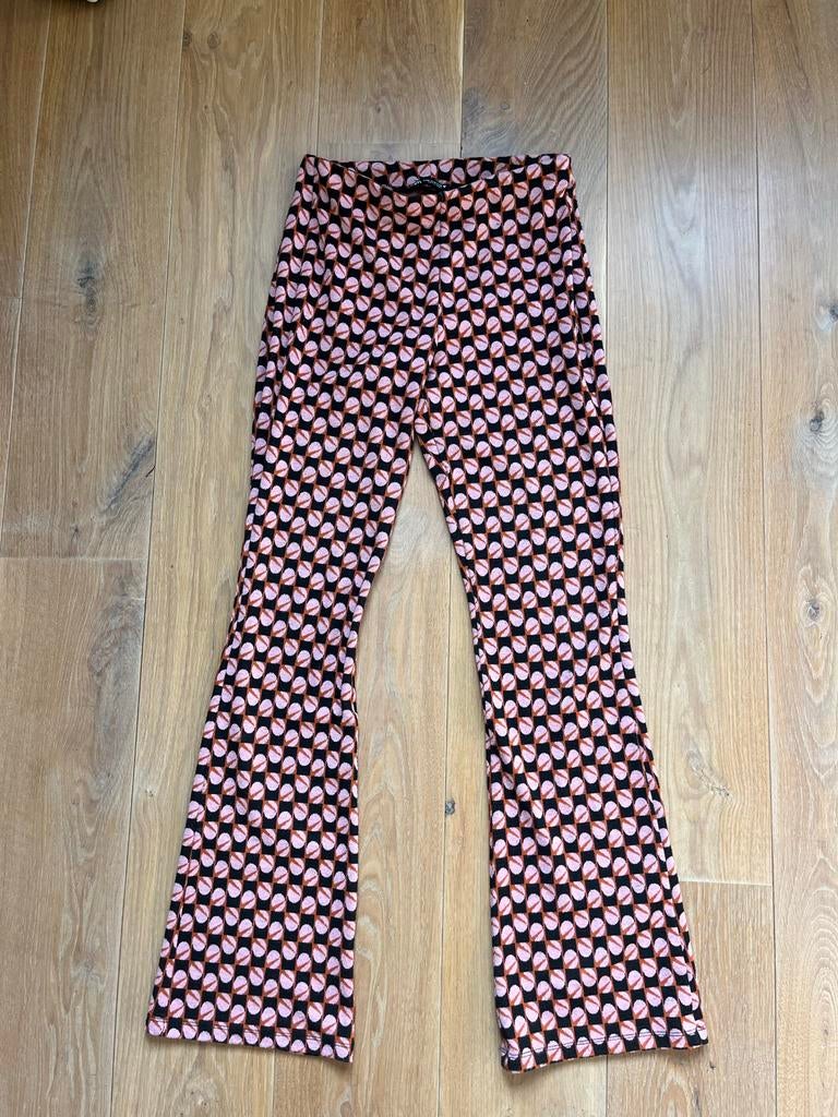 Zara flared broek maat M met patroon, Ophalen of Verzenden, Gedragen, Maat 38/40 (M), Overige kleuren