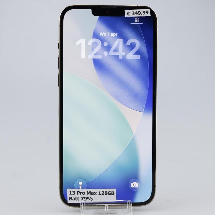 iPhone 13 Pro Max 128GB Goud | Nette staat | Batt 79%, Telecommunicatie, Mobiele telefoons | Apple iPhone, Zo goed als nieuw