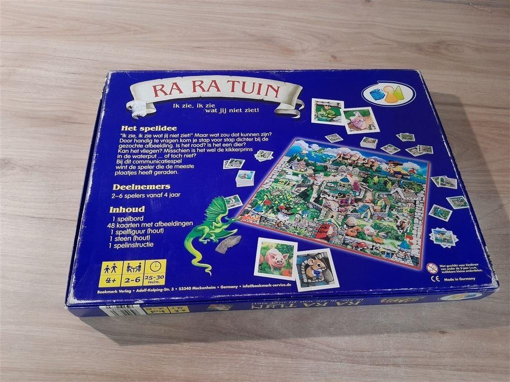 Ra ra Tuin - ik zie ik zie wat jij niet ziet - s5802, Hobby en Vrije tijd, Gezelschapsspellen | Bordspellen, Ophalen of Verzenden