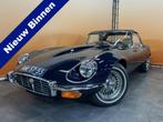 Jaguar Series three e-type v12 cabriolet topstaat van liefhe, Auto's, Beige, Cabriolet, Leder, Handgeschakeld
