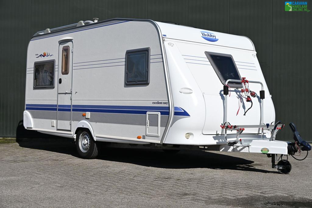 Hobby Excellent Easy 460 UFe |Mover|Opbl. voortent|Bovag, Caravans en Kamperen, Kachel, Rondzit, Hobby, Bedrijf