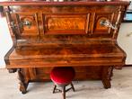 Antieke Ferd. Manthey piano met krukje, Ophalen, Gebruikt, Bruin, Piano