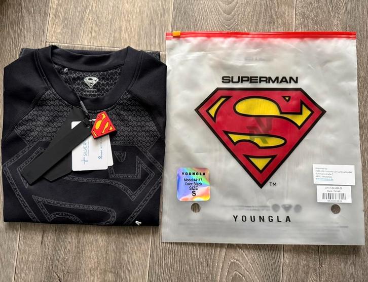 YoungLA Superman compression shirt, Kleding | Heren, T-shirts, Nieuw, Maat 46 (S) of kleiner, Zwart, Ophalen of Verzenden