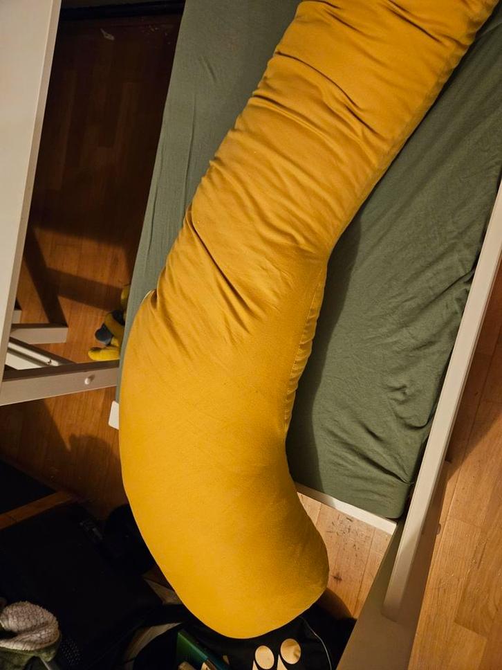 Zwangerschapskussen / Voedingskussen - Geel, Kinderen en Baby's, Kinderspulletjes, Gebruikt, Ophalen