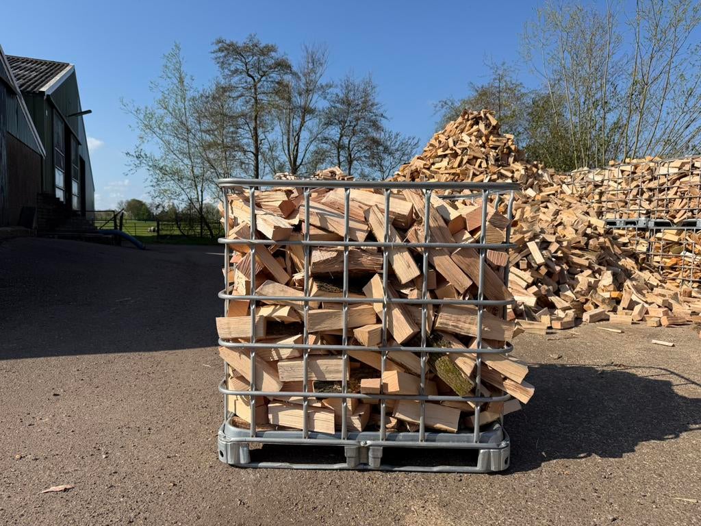 🪵 Haardhout 2,4m3 €390 Gratis bezorgd 50km rond Amsterdam, Tuin en Terras, Haardhout, Blokken, Eikenhout, Minder dan 3 m³, Ophalen of Verzenden