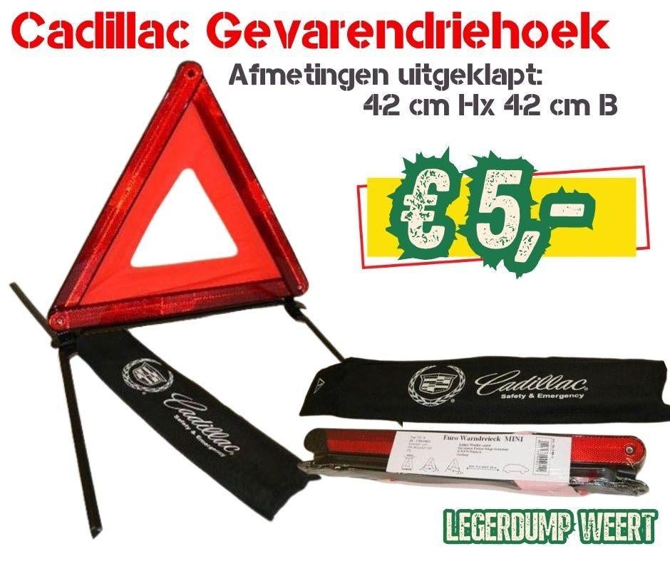 Cadillac Gevarendriehoek in Opbergetui, Ophalen of Verzenden