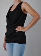 top xs, waterval top xs, shirt xs, zwarte top xs, Zwart, Nieuw, Ophalen of Verzenden, Zonder mouw