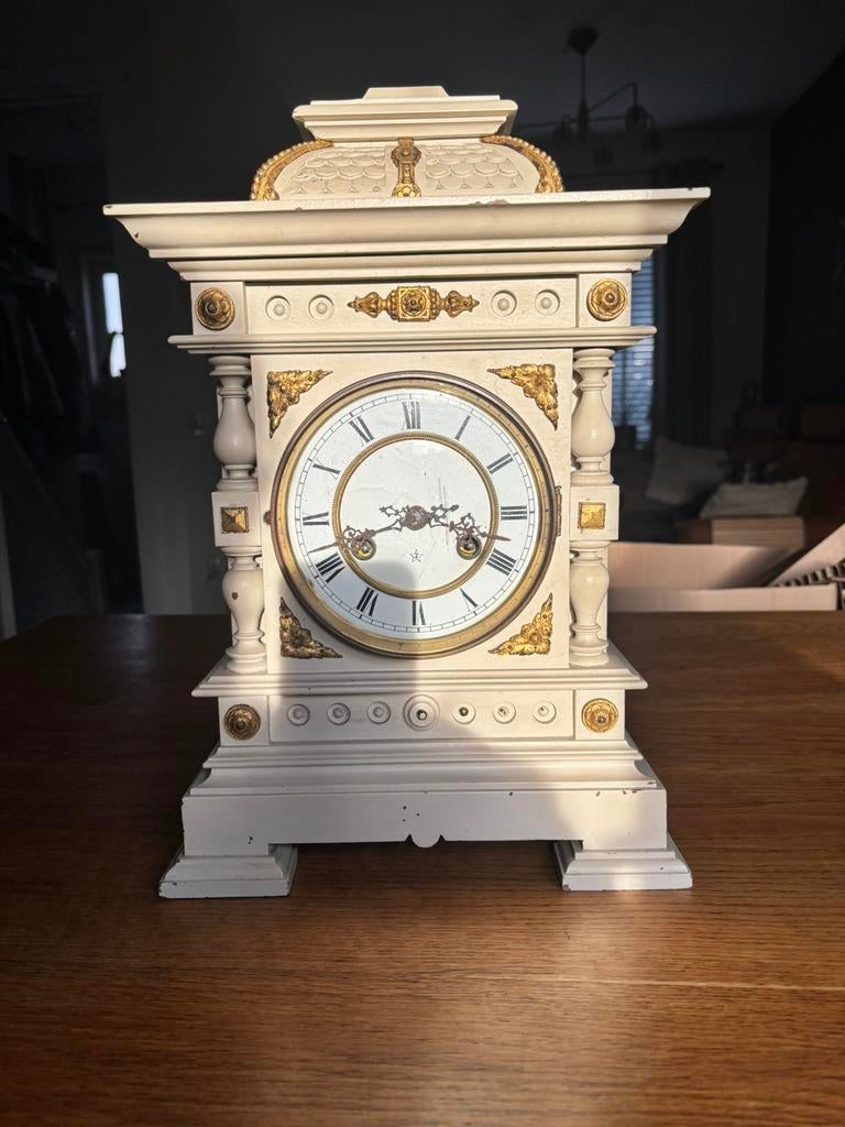 Antieke Junghans klok, Antiek en Kunst, Antiek | Klokken, Ophalen of Verzenden