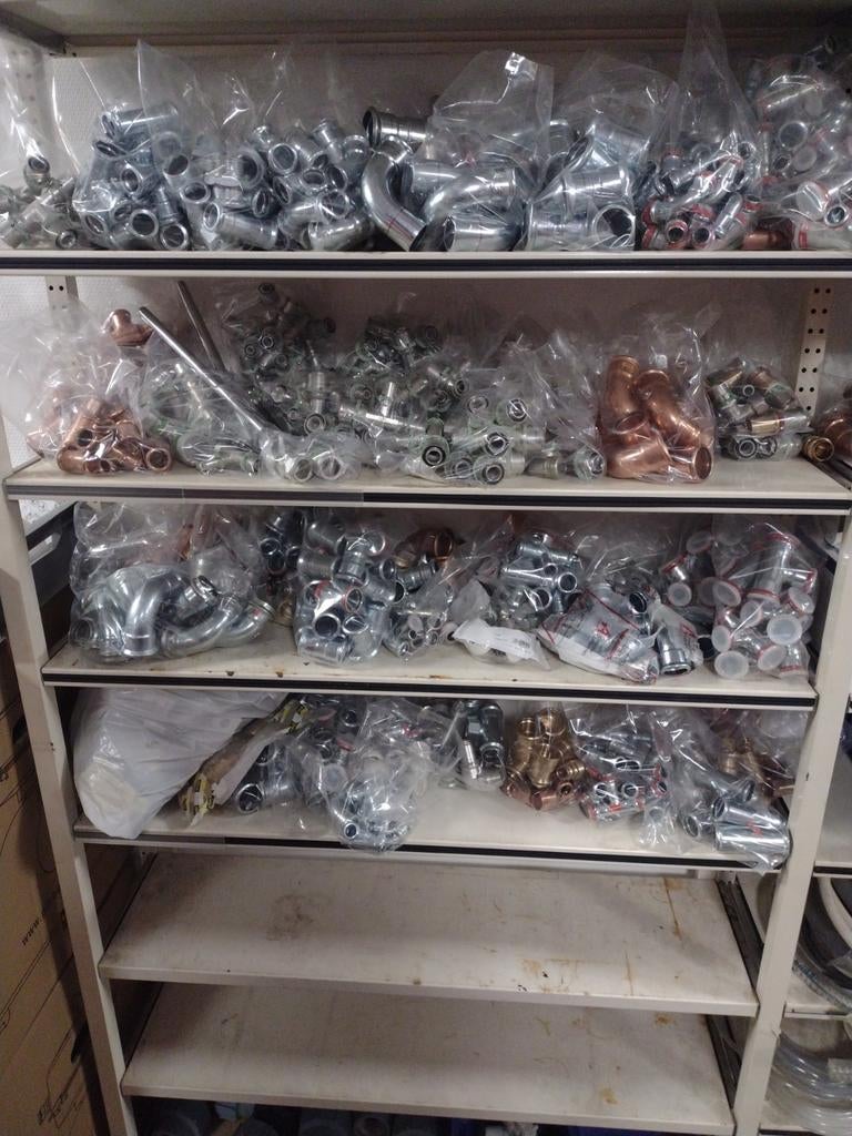 Vsh x press koppelingen, Vsh, Minder dan 30 cm, Overige typen, Minder dan 60 cm