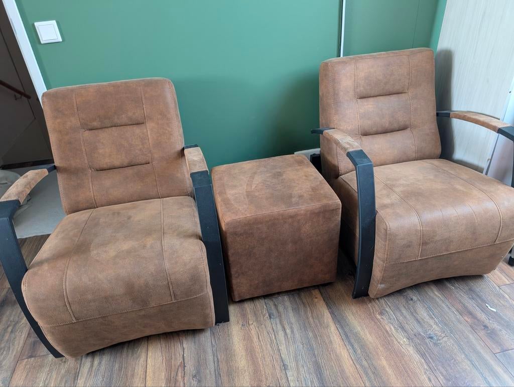 Industriële stoelen van Haco - Zo goed als nieuw, Ophalen, Twee, Bruin, Zo goed als nieuw