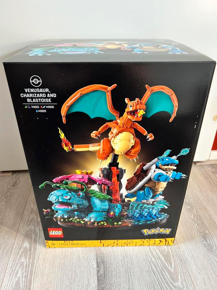 Lego Pokemon 72153 Venusaur, Charizard en Blastoise, Kinderen en Baby's, Speelgoed | Duplo en Lego, Nieuw, Lego, Complete set