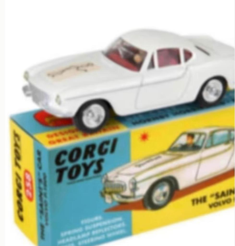 Volvo P1800 The Saint CORGI 1/46 FIRST EDITION BEIGE Logo !