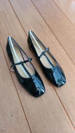 C.Paravano T-Strap Mary Jane Flat schoenen, Verzenden, Zo goed als nieuw, Zwart, Sandalen of Muiltjes