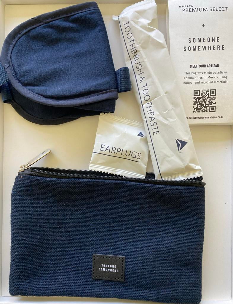 Delta Premium Select Toilettas met inhoud, Ophalen of Verzenden, Nieuw, Blauw, Heer of Dame