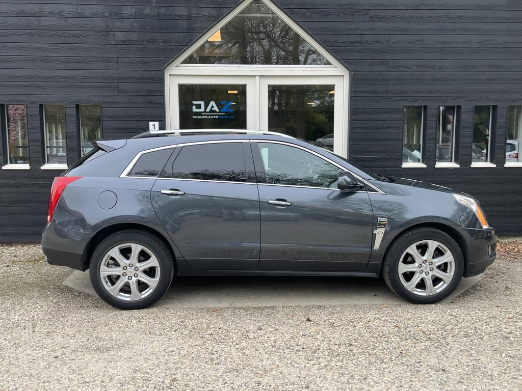 Cadillac SRX 3.0 V6 AWD Sports Luxury Aut/Ecc/Leer/Navi/Pano, Auto's, Cadillac, Automaat, Euro 5, Zwart, Leder