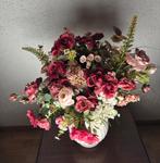 bos kunstbloemen / boeket bloemen, Binnen, Gebruikt, Roze, Ophalen of Verzenden