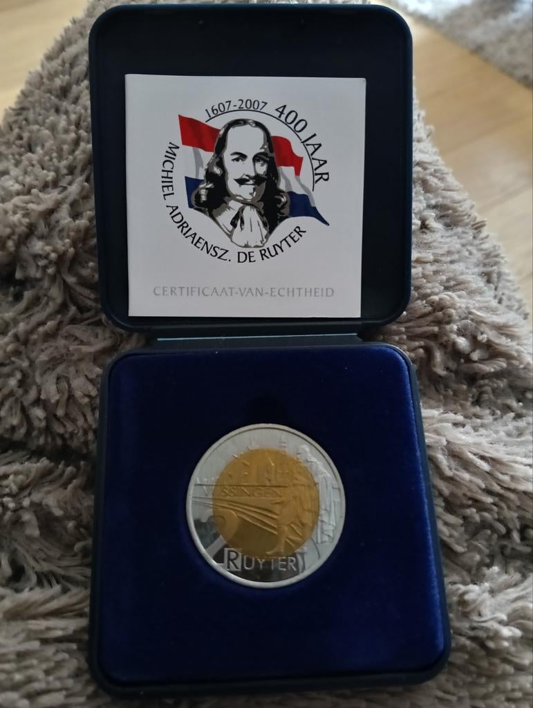 Michel de Ruyter penning, Postzegels en Munten, Munten | Nederland, Ophalen of Verzenden