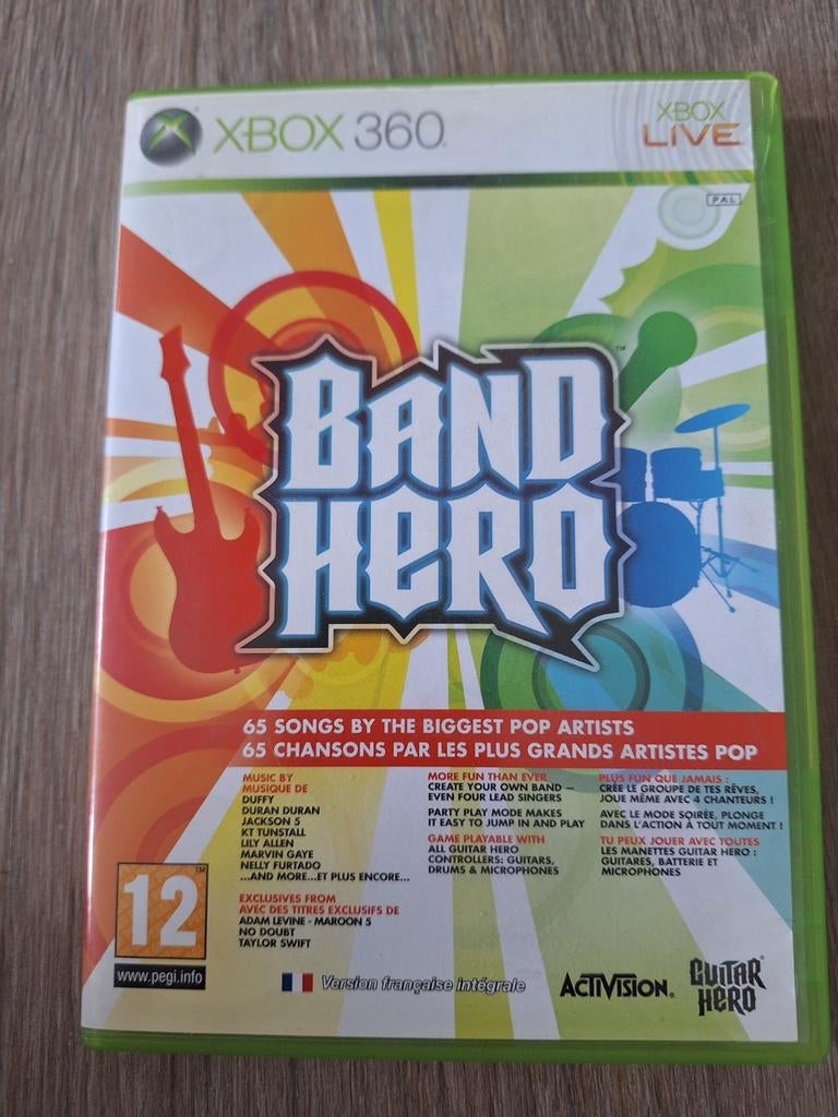 Band Hero Xbox 360 spel, Spelcomputers en Games, Ophalen of Verzenden