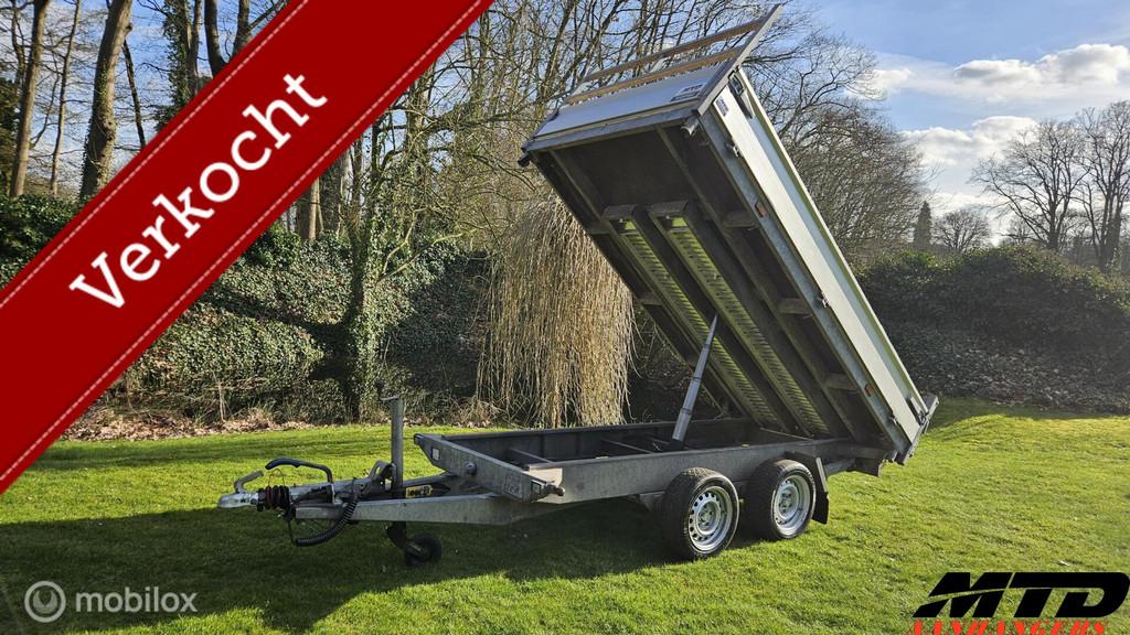 Hapert Elektrische 3 zijdige kipper, Auto diversen, Aanhangers en Bagagewagens, Gebruikt