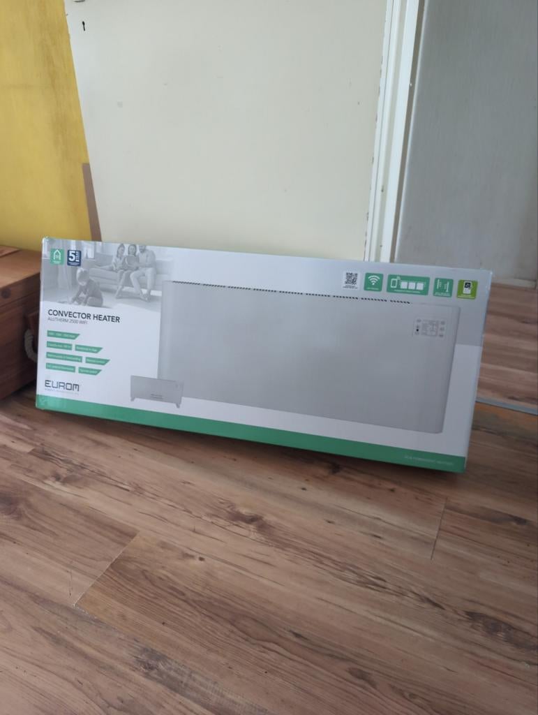 Eurom Convector Kachel Alutherm 2500 WiFi, Huis en Inrichting, Kachels, Overige soorten, Elektrisch, Nieuw, Ophalen of Verzenden
