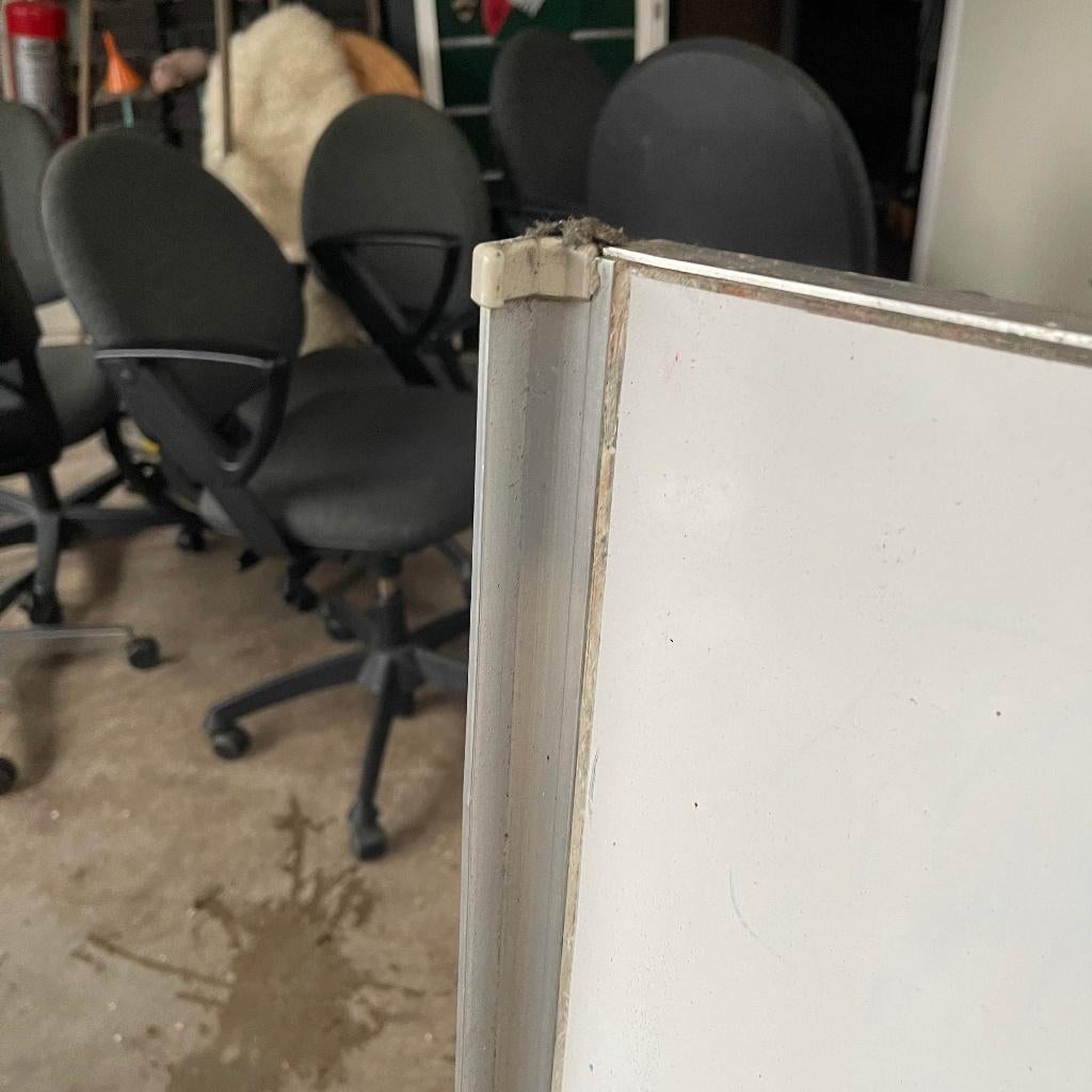 Whiteboard Memobord Magneetbord Magneetbord 120x100cm, Ophalen, Gebruikt, Whiteboard, Whiteboard