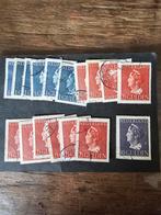 Nederland 1946 Konijnenburg NVPH 346-349 restkavel, Ophalen of Verzenden, Na 1940, Gestempeld