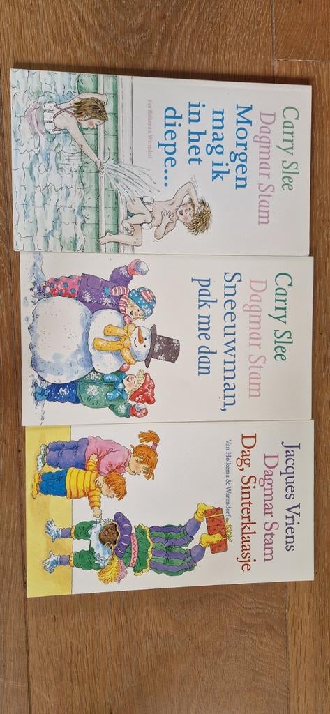 3 kinderboeken van Carry Slee, Dagmar Stam en Jacques Vriens, Ophalen of Verzenden, Gelezen, Carry Slee, Dagmar Stam, Jacques Vriens