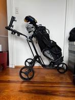 Golftas Wilson men compleet met golftrolley Qwik-fold 2, Ophalen, Euro's