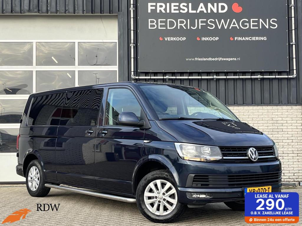 Volkswagen Transporter 2.0 TDI 140pk L2H1 Dubbele Cabine Tre, Auto's, Euro 5, Gebruikt, Zwart, 4 cilinders