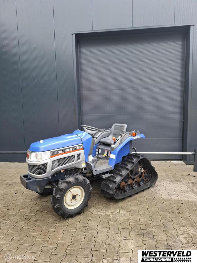 Iseki Hunter 18s minitractor half rups 18 pk uniek!, Overige merken, Gebruikt, Info@westerveldtuinmachines.nl, Iseki