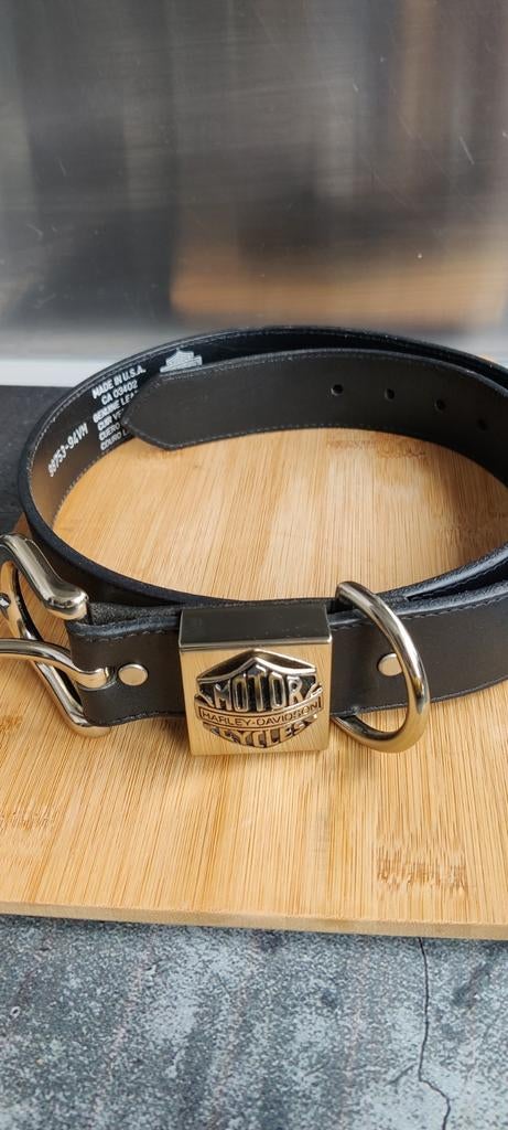 Vintage Harley Davidson Riem, Kleding | Heren, Harley Davidson, Riem of Ceintuur, Gedragen, Echt leder