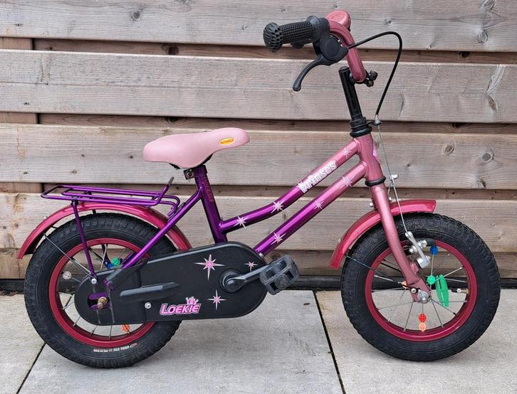 Loekie Princes 12 1/2 meisjesfiet, Fietsen en Brommers, Fietsen | Kinderfietsjes, Minder dan 16 inch, Zijwieltjes, Ophalen of Verzenden