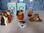 6 Leuke beeldjes van Francien"s Katten, 6 voor 6 euro excl, Verzamelen, Verzenden, Zo goed als nieuw, Dier