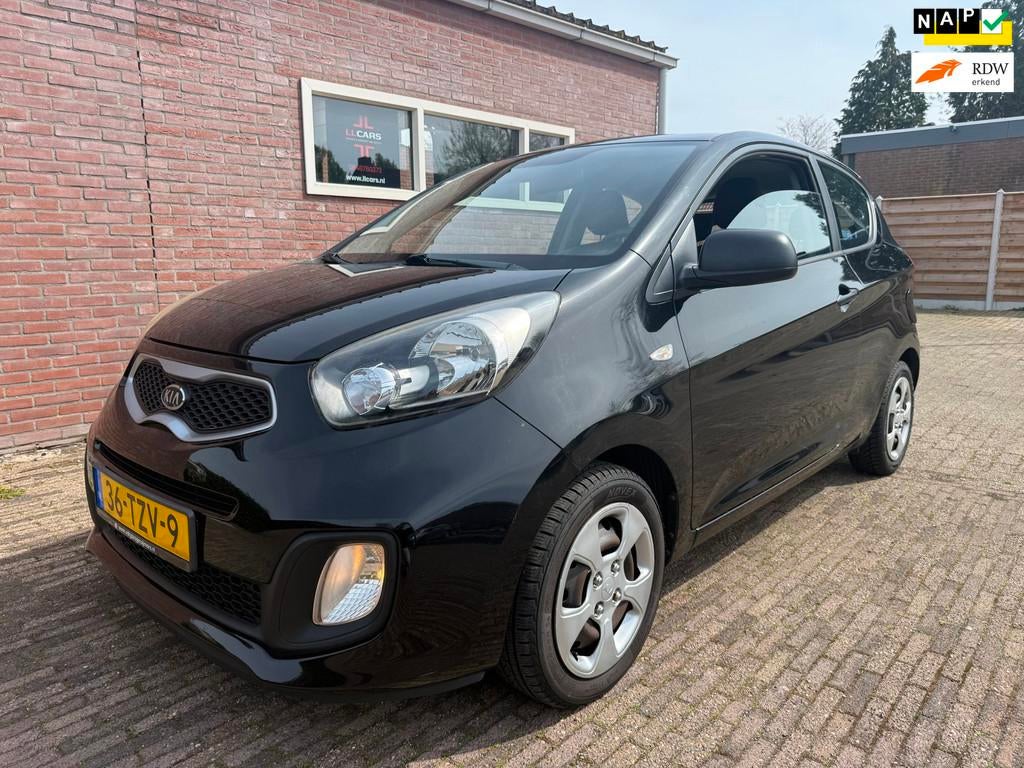 Kia Picanto 1.0 CVVT Airco CD aux zeer zuinig, Auto's, Voorwielaandrijving, Euro 5, Gebruikt, 400 kg