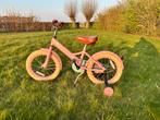 Meisjesfiets 12 inch - Roze met zijwieltjes, Ophalen, Gebruikt, 14 inch of minder