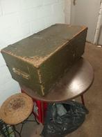 2e wereldoorlog houten kist met opschrift., Ophalen