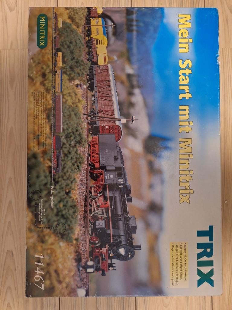 Tekoop Minitrix trein set NR 11467
Leuke trein set, Ophalen of Verzenden, Gelijkstroom, Treinset, Trix