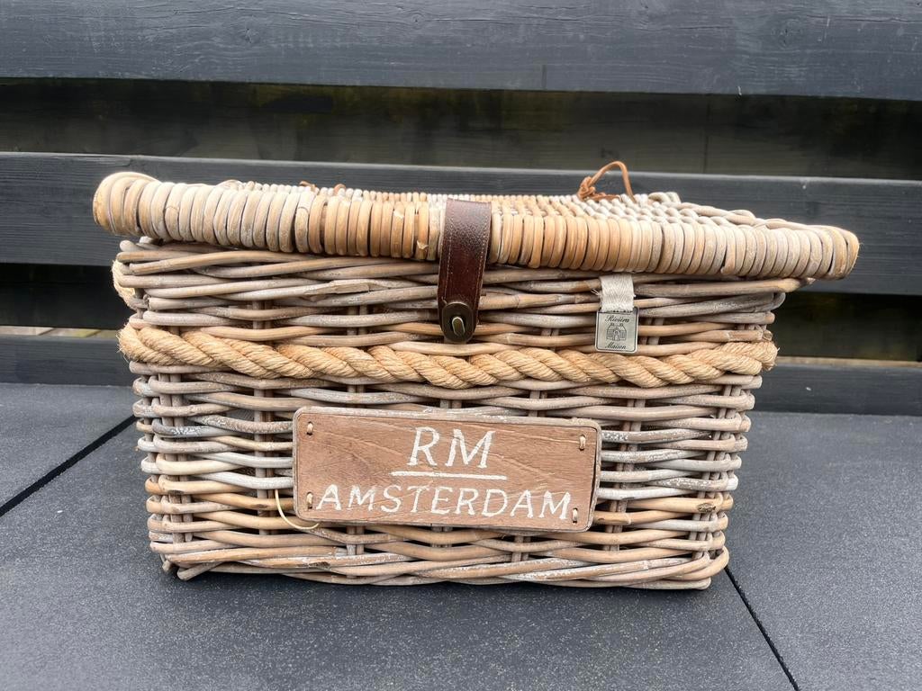 Fietsmand Rivièra Maison, Ophalen of Verzenden, Zo goed als nieuw