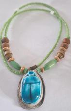 Ketting met mestkever., Ophalen of Verzenden, Overige materialen