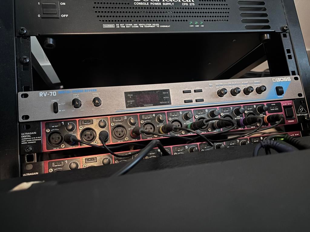 Boss RV-70 reverb/delay rack – vintage sound, Muziek en Instrumenten, Effecten, Ophalen of Verzenden, Zo goed als nieuw, Reverb