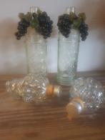 Vintage glaswerk van druiven tros in glaswerk., Ophalen of Verzenden