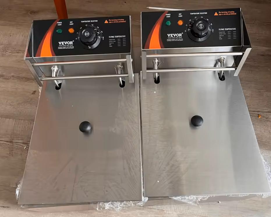 Gloednieuwe frituurpan wegens overcompleet, 4 liter of meer, Ophalen, Nieuw, Duo-friteuse