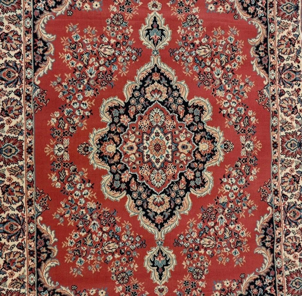 Vintage oosters vloerkleed medallion pink 190x280cm, Gebruikt, 100 tot 150 cm, Klassiek, Oosters, Ophalen of Verzenden