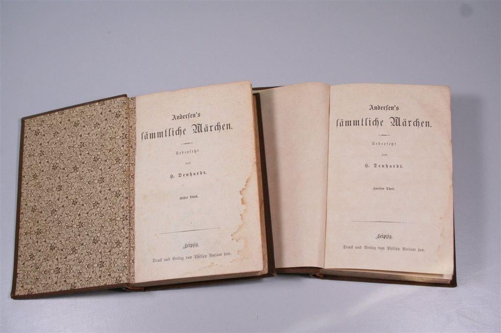 Andersens Sämtliche Märchen — [1900] — 2 delen, Antiek en Kunst, Antiek | Boeken en Bijbels, Ophalen of Verzenden