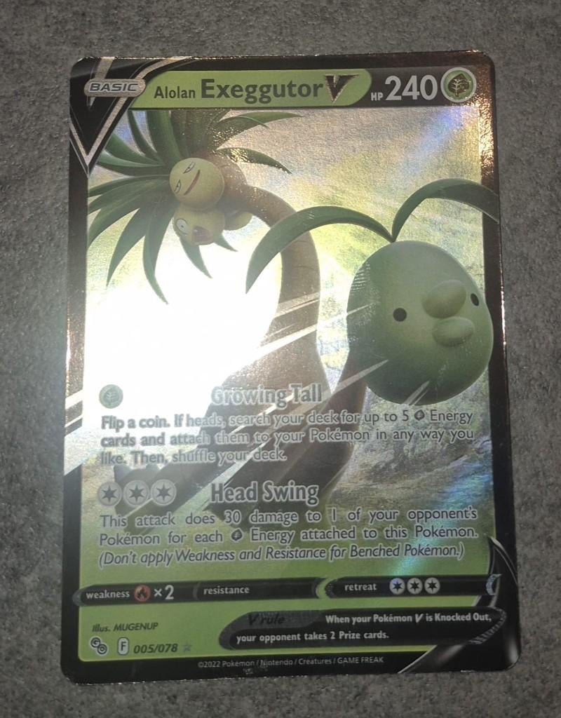 Pokemon kaart Exeggutor, Ophalen of Verzenden, Gebruikt, Losse kaart