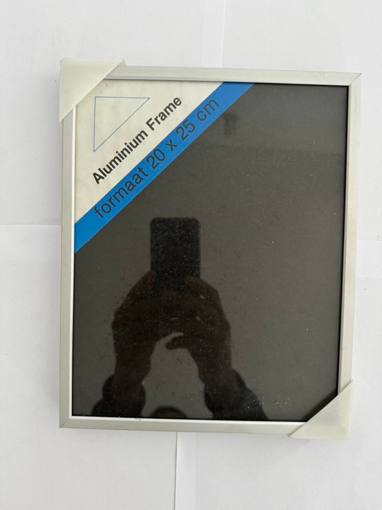 1 fotolijst zilver metaal 20 x 25 cm nieuw in verpakking, Ophalen of Verzenden, Nieuw