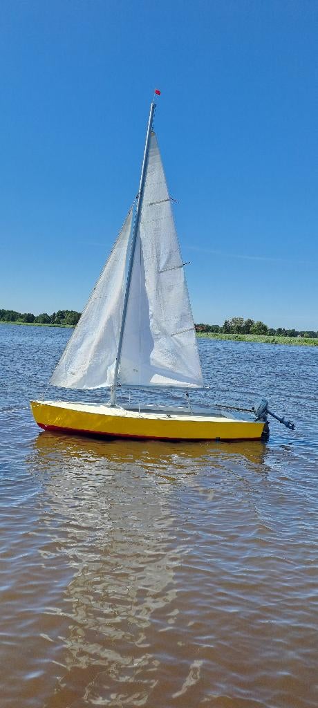 Te koop, Volksboot 480, vaarklaar., Ophalen, Gebruikt, Overige typen, 3 tot 6 meter